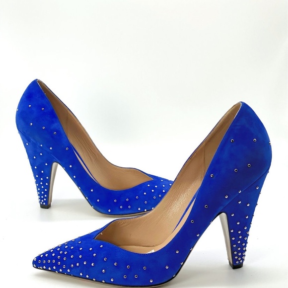 Valentino Suede Studded Pump - Picture 5 of 13